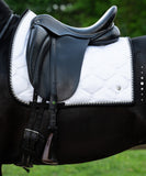 PS of Sweden Signature Dressage Saddle Pad - White/Black