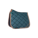 HKM Golden Gate Bit Dressage Saddle Pad - Petrol